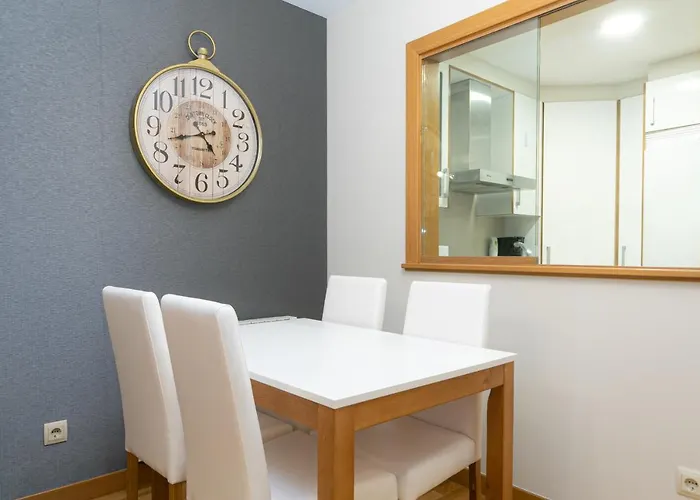 2 Con Piscina, Garaje A 150 Mt Playa Silgar 아파트